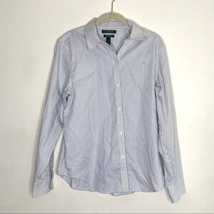 LAUREN RALPH LAUREN striped button down (Boys L)